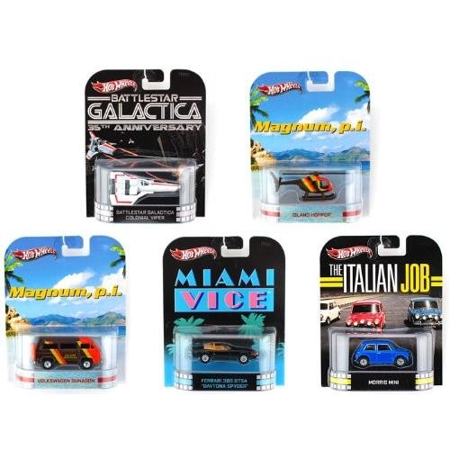 Hot Wheels (ホットウィール) Retro Entertainment X8893-996E Set of 5 1/64 HWX8893-996E-5SET ミニカー