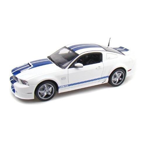 Shelby Collectibles 2011 Ford (フォード) Shelby GT350 1/18 White w/ Blue Stripes SCDC11831 ミニカー