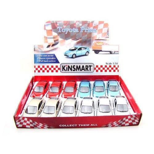 Kinsmart (キンスマート) Set of 12 - Toyota (トヨタ) Prius 1/34 KM05093-12SET ミニカー ダイキャスト