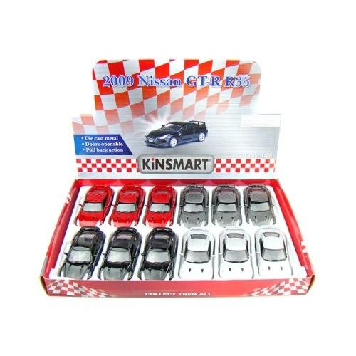 品質検査済 Kinsmart (キンスマート) Set of 12 - 2009 Nissan (日産) GT-R R35 1/36 KM05340-12SET ミニカー ダイキ ミニカー