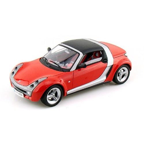 BBurago Smart (スマート) Roadster 1/18 Red BB12051-RD ミニカー ダイキャスト 自動車