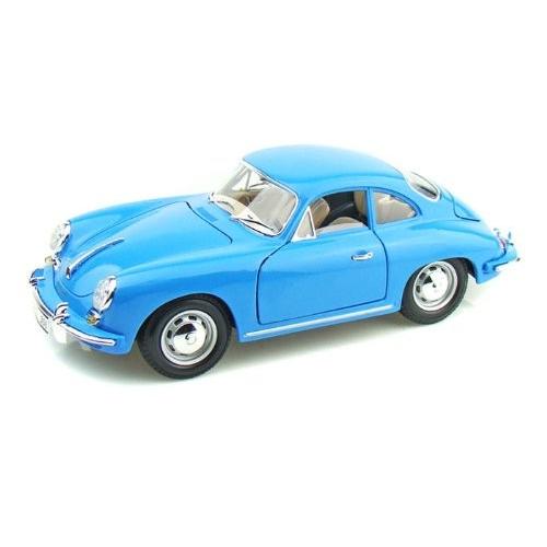 BBurago 1961 Porsche (ポルシェ) 356B クーペ 1/18 Light Blue BB12026-BL ミニカー ダイキャスト 自動車