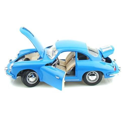 特売新入荷特価 BBurago 1961 Porsche (ポルシェ) 356B クーペ 1/18 Light Blue BB12026-BL ミニカー ダイキャスト 自動車