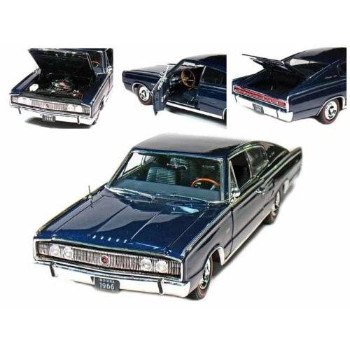 Auto World 1966 Dodge (ドッジ) Charger 1/18 EE1 Dark Blue AWAMM903 ミニカー ダイキャスト 自動車