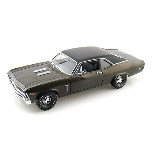 Auto World 1969 Chevy (シボレー) Nova SS 396 1/18 Burnished Brown AWAMM966 ミニカー ダイキャスト 自