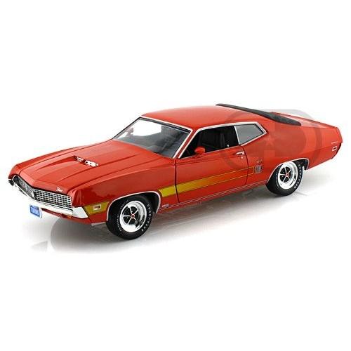 1970 フォード トリノ GT 1:18 1970 Ford (フォード) Torino GT 1/18 Calypso Orange AWAMM1020