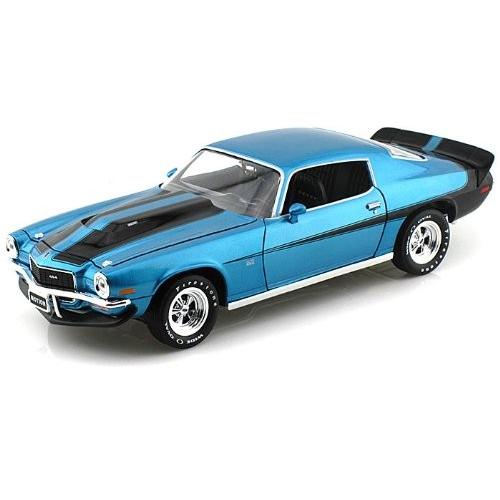1971 Chevy (シボレー) Camaro (カマロ) Baldwin Motion 1/18 Blue AWAMM1013 ミニカー ダイキャスト 自動