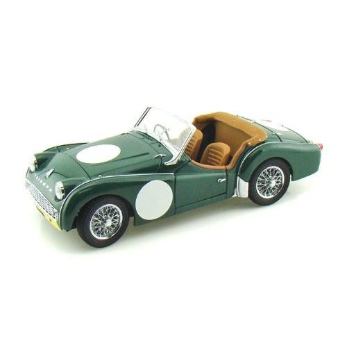 Kyosho (京商) Triumph TR3A 1/18 Racing Green w/ Yellow KY08032GY ミニカー ダイキャスト 自動車