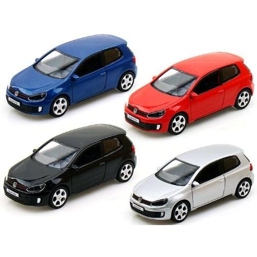Set of 4 - Volkswagen (フォルクスワーゲン) Golf GTI 1/36 RMZ555018-4SET ミニカー ダイキャスト 自動