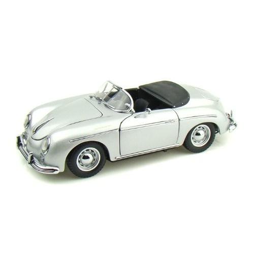Kyosho (京商) Porsche (ポルシェ) 356A Speedster 1/18 Silver KY08014S ミニカー ダイキャスト 自動車
