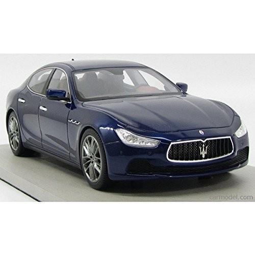 マセラティ ギブリ ミニカー 1/18 TOPMARQUES - MASERATI - GHIBLI 4-DOOR 2013 BLUE