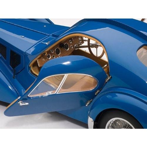 1938 Bugatti Atlantic 57SC 1/18 Blue w/ Metal wired Spoked Wheels AA70943 ミニカー ダイキャスト 自｜importshop｜03