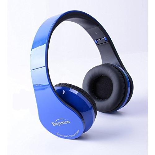 Beyution royalblue-513 Bluetooth HiFi Stereo Headphones Built in Mic, Retail Package - RoyalblueDOL