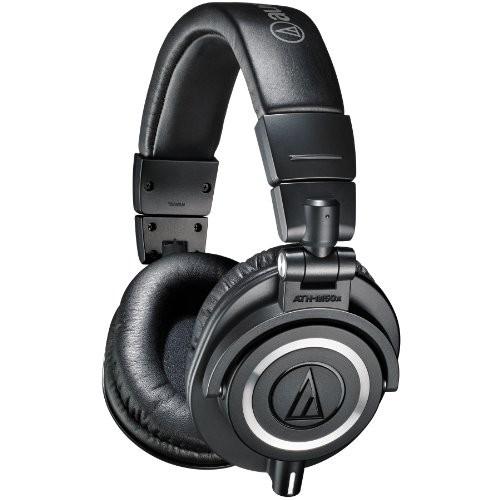 最高品質の Audio-Technica ATH-M50x Professional Studio Monitor Headphones - Black