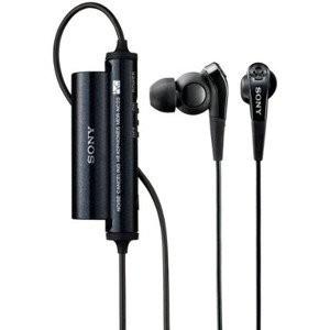Sony Noise cancelling Stereo In-Ear Headphones | MDR-NC33 B Black ヘッドホン（イヤホン）
