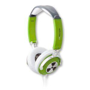 EarPollution イヤーポリューション Nerve Pipe Headphone ヘッドフォン Toxic Lime/Chrome (EP NP 620 :84117306:ワールドインポートショップ