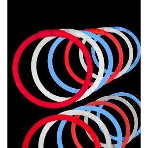 超ポイントアップ祭 Glow 8" Lumistick 300 Stick おもちゃ Mix Red/White/Blue Assorted - Bracelets Glow その他おもちゃ