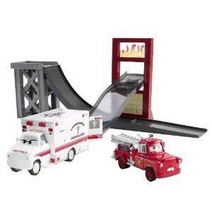 売れ筋がひ新作 Toon Cars Rescue 人形 おもちゃ フィギュア Set Track Mater Squad その他おもちゃ Garces Org