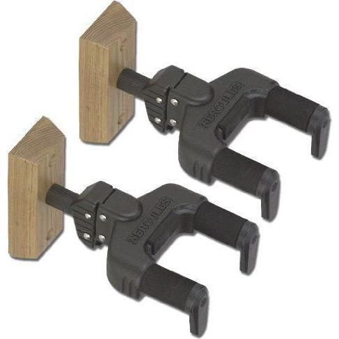 Two パック of HERCULES GSP38WB Wood Guitar Wallmount Hangers｜importshop