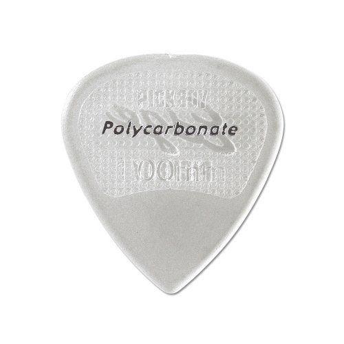 Pickboy (ピックボーイ) Edge Clear， Sharp Tip， Polycarbonate， 1.00mm， 50 ピック