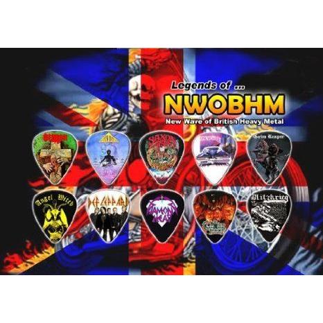 ランキング2021 Legends of NWOBHM ギターピック Display - Premium Celluloid Tribute Set その他弦楽器用品