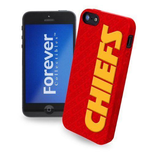 Forever Collectibles Kansas City Chiefs Team Logo Silicone Apple iPhone 5 & 5S Case