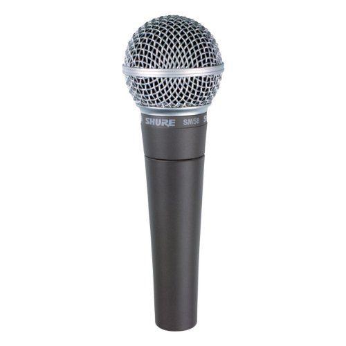 Shure SM58プロフェッショナルボーカルマイク（XLRケーブル付き） 美品