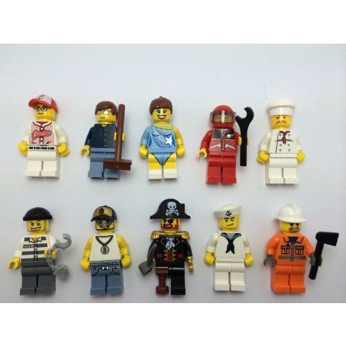 LEGO (レゴ) Lot of 10 ミニフィギュア 人形 - random mix of people guys girl ブロック おもちゃ｜importshop｜02