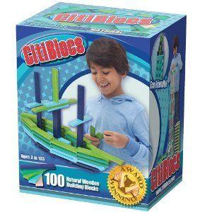 Citiblocs Cool Colors Precision Cut Building Blocks (100 Piece Cool) ブロック おもちゃ｜importshop