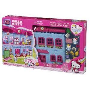 Mega Bloks (メガブロック) Hello Kitty (ハローキティ) School House ブロック おもちゃ
