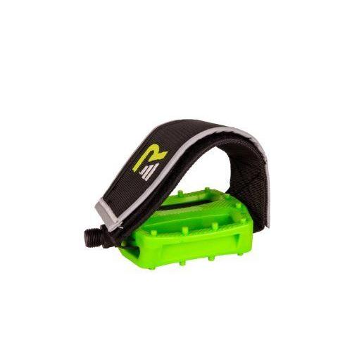 Retrospec Bicycles BMX-Style Platform Pedal with FGFS Freestyle Velcro Strap Lime Green｜importshop