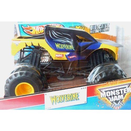 Hot Wheels ホットウィール Monster Jam WOLVERINE 1:24 スケール (7-inch) LARGE Die Cast Metal Truck