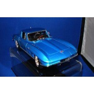 1965 CHEVROLET CORVETTE 1/18 ダイキャスト MODEL BLUE ミニカー ダイキャスト 車 自動車 ミニチュア 模