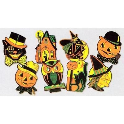 Beistle Halloween 24 cm Cutouts 4 Pack (6-Pack)