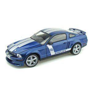 Shelby CS6 Ford Mustang 1/18 Blue w/ Silver Stripes