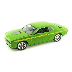 Cuda Concept 1/18 Sublime Green w/Yellow Stripe