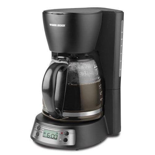 Black & Decker コーヒーメーカー BCM1410B 12-Cup Programmable Coffeemaker with Glass Carafe