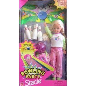 Barbie(バービー) Bowling Party STACIE Doll w Bowling Pins, Bowling Ball & More! (1998) ドール 人形｜importshop