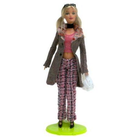 Barbie(バービー): Fashion Fever - Barbie(バービー) in Pink Tweed Pants and Pink Top ドール 人形 フ
