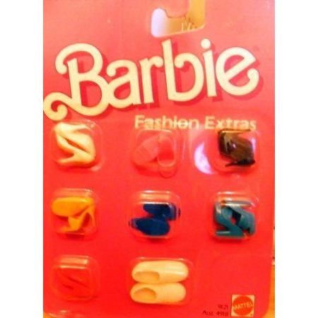 Barbie(バービー) Shoes Fashion Extras Rare 1984 8 Pair ドール 人形 フィギュア