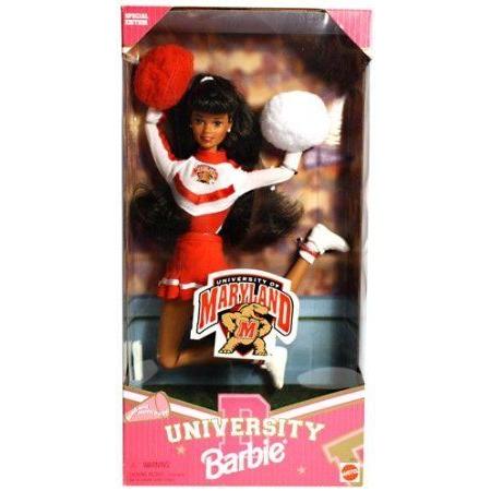 Maryland University Barbie(バービー) Cheerleader African-American ドール 人形 フィギュア
