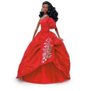 Barbie(バービー) Collector 2012 Holiday African-American Doll ドール 人形 フィギュア