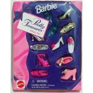 Barbie(バービー) Pretty Treasures Shoe Set (1996) ドール 人形 フィギュア