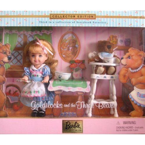 Barbie バービー Goldilocks and the Three Bears Kelly Storybook Collectible 人形 ドール