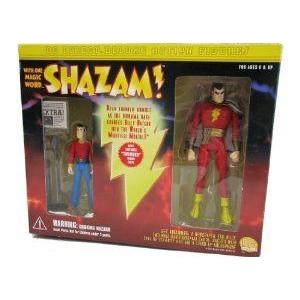 Dc Direct Shazam Deluxe アクションフィギュア Set Shazam and Billy Batson
