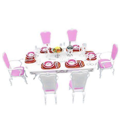Doll Dining Room Furniture プレイセット