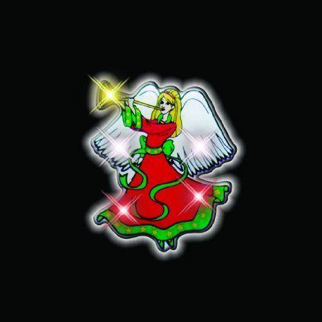 Christmas Angel Flashing Blinking Light Up Body Lights Pins (25-Pack) おもちゃ