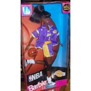 NBA (バスケットボール) Barbie(バービー) Los Angeles Lakers African American ドール 人形 フィギュア