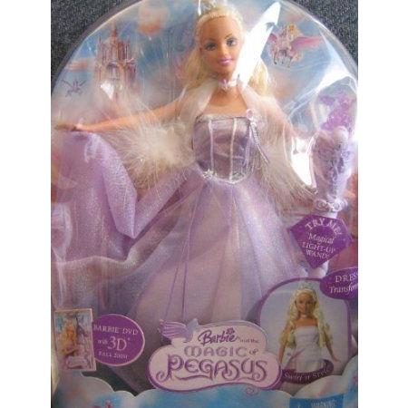 The MAGIC of PEGASUS Barbie(バービー) as Princess ANNIKA Doll w LIGHT UP Wand (2005) ドール 人形