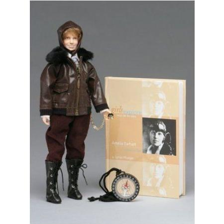 Amelia Earhart Educational Doll and Biography ドール 人形 フィギュア
